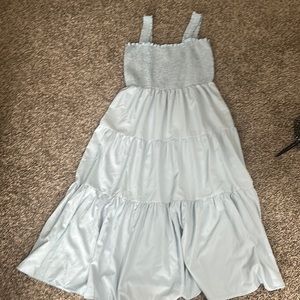Baby blue summer dress